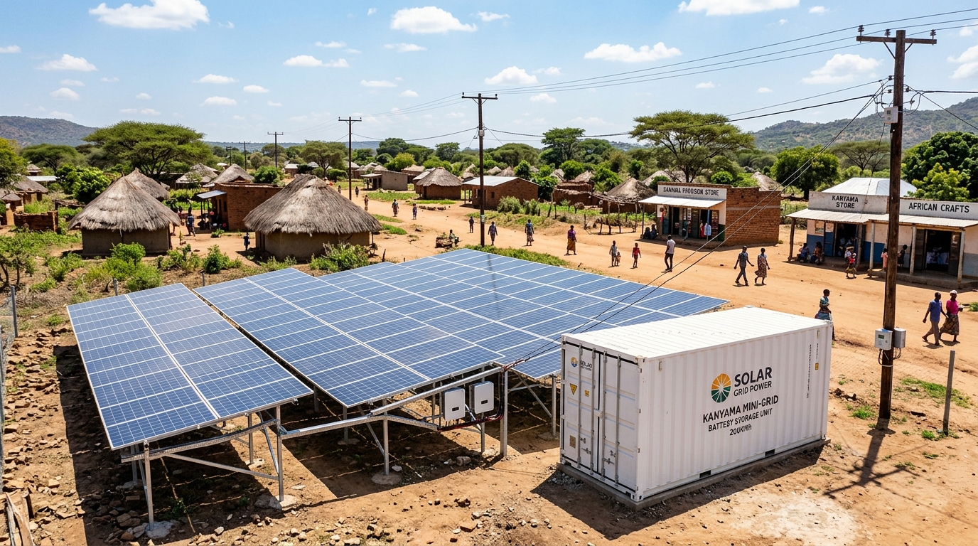 Mini Grid Solar System Design, Installation and Maintenance